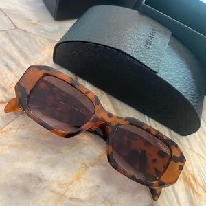 Prada tortoise sunglasses